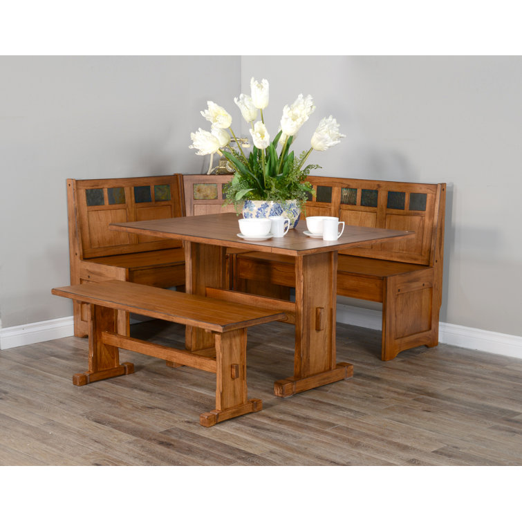 4 piece breakfast nook best sale dining set